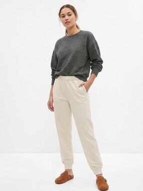GapBody Cozy Cream Sweatpants Loungewear Jogger Size Large